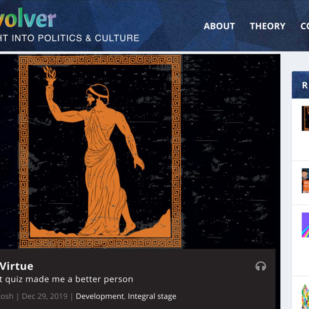 Daily Evolver Podcast on Our Virtues Exercise
