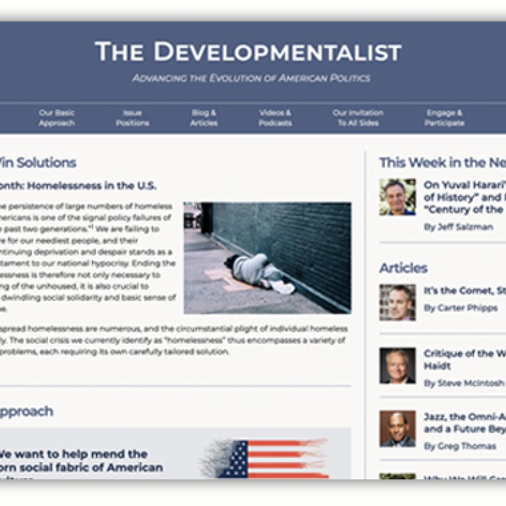 We’re changing the name of our online magazine to “The Developmentalist”