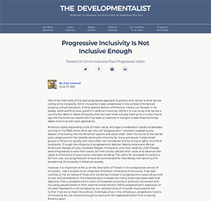 Progressive Inclusivity Is Not Inclusive Enough