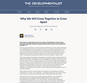 Why We Will Grow Together or Grow Apart