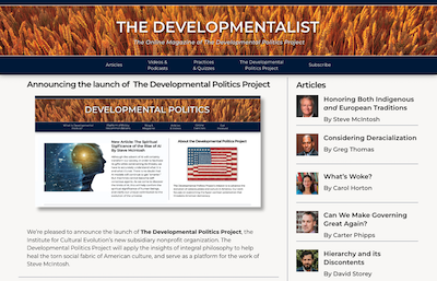 The Developmentalist Political Magazine